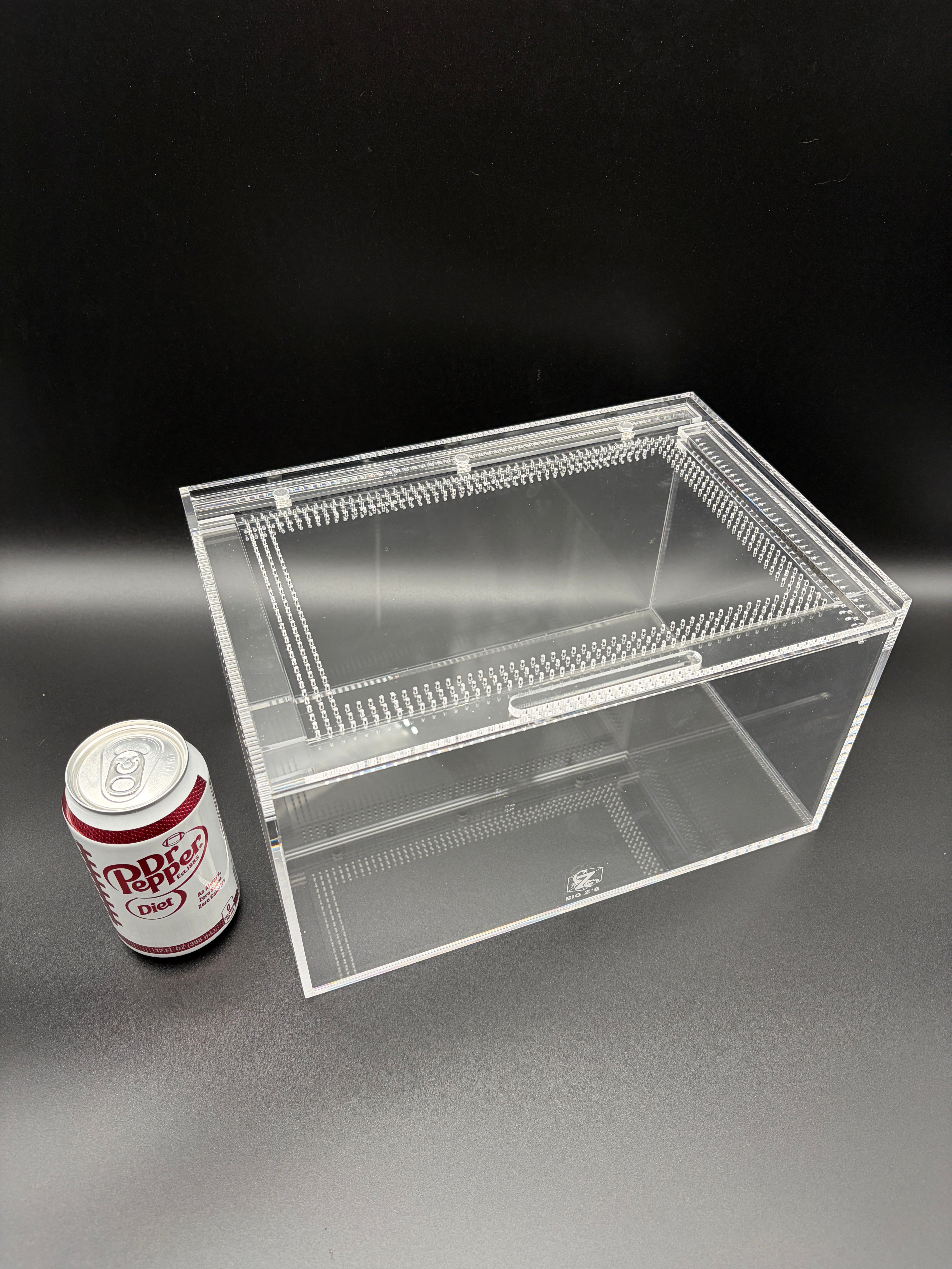 12 x 8 x 7 in Terrestrial Acrylic Enclosure, 5 mm