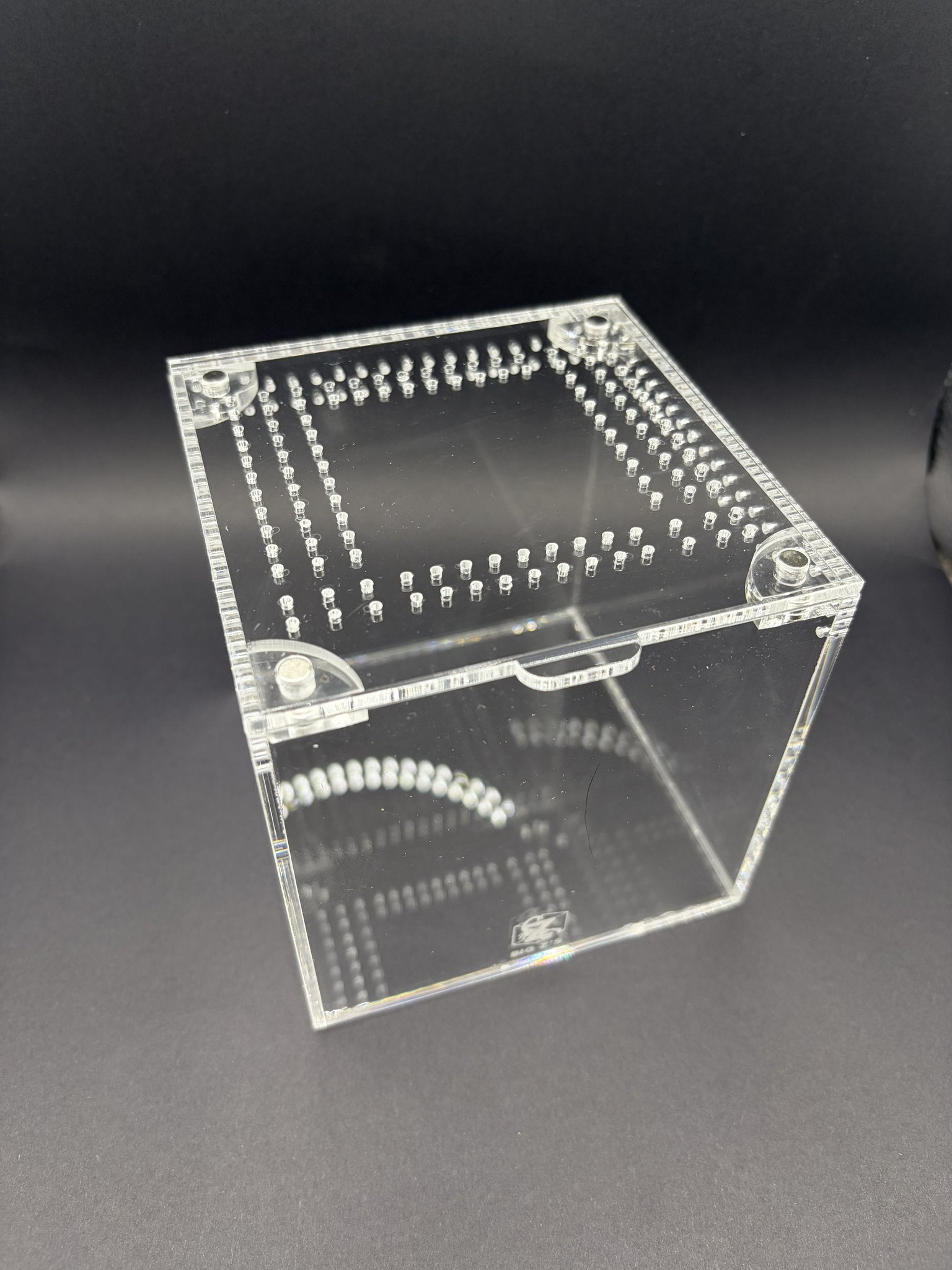 4 x 4 x 4 in Burrow Buddy Acrylic Enclosure, 3 mm photo 3