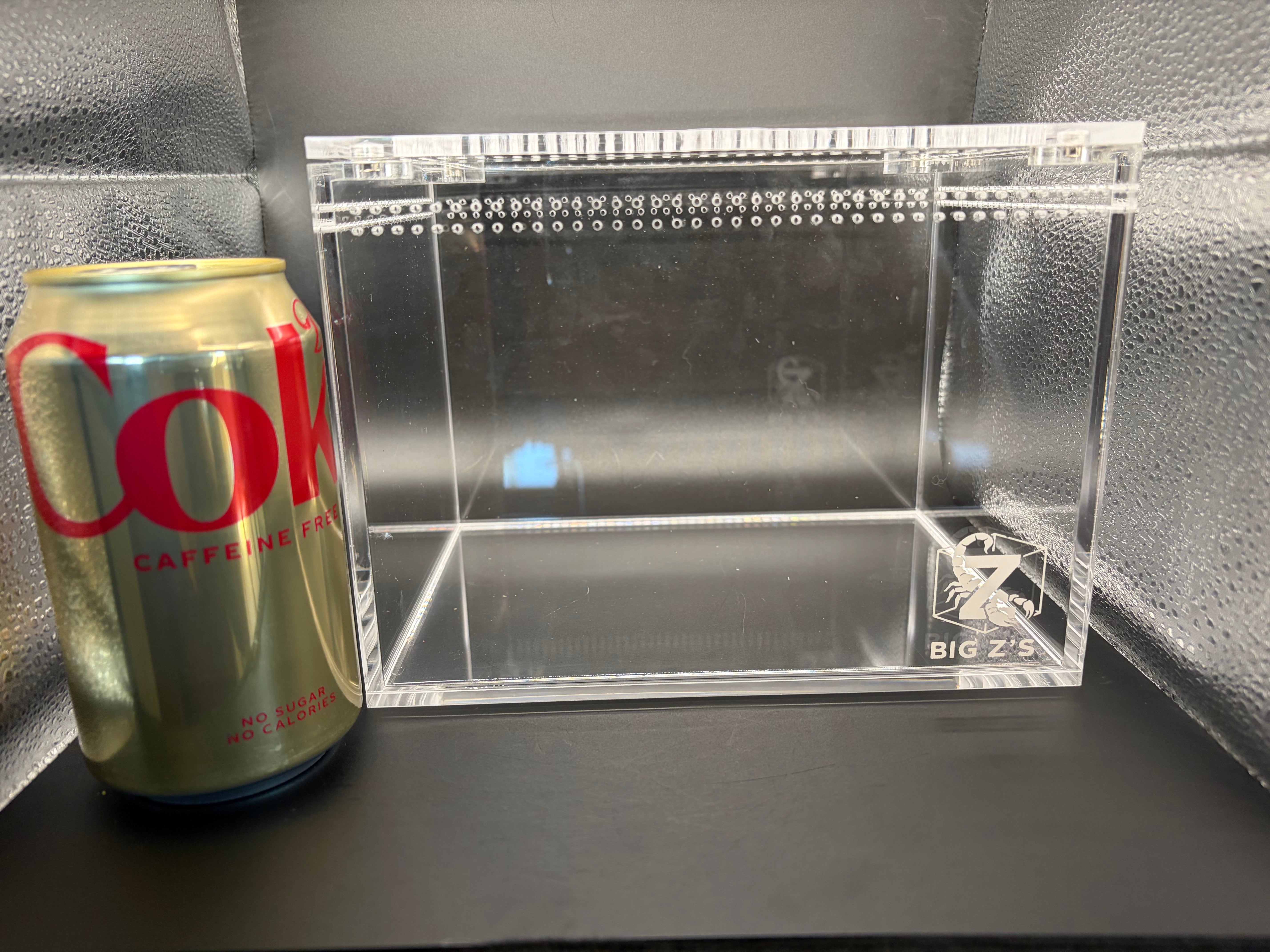 8 x 6 x 6 in Burrow Buddy Acrylic Enclosure, 5 mm