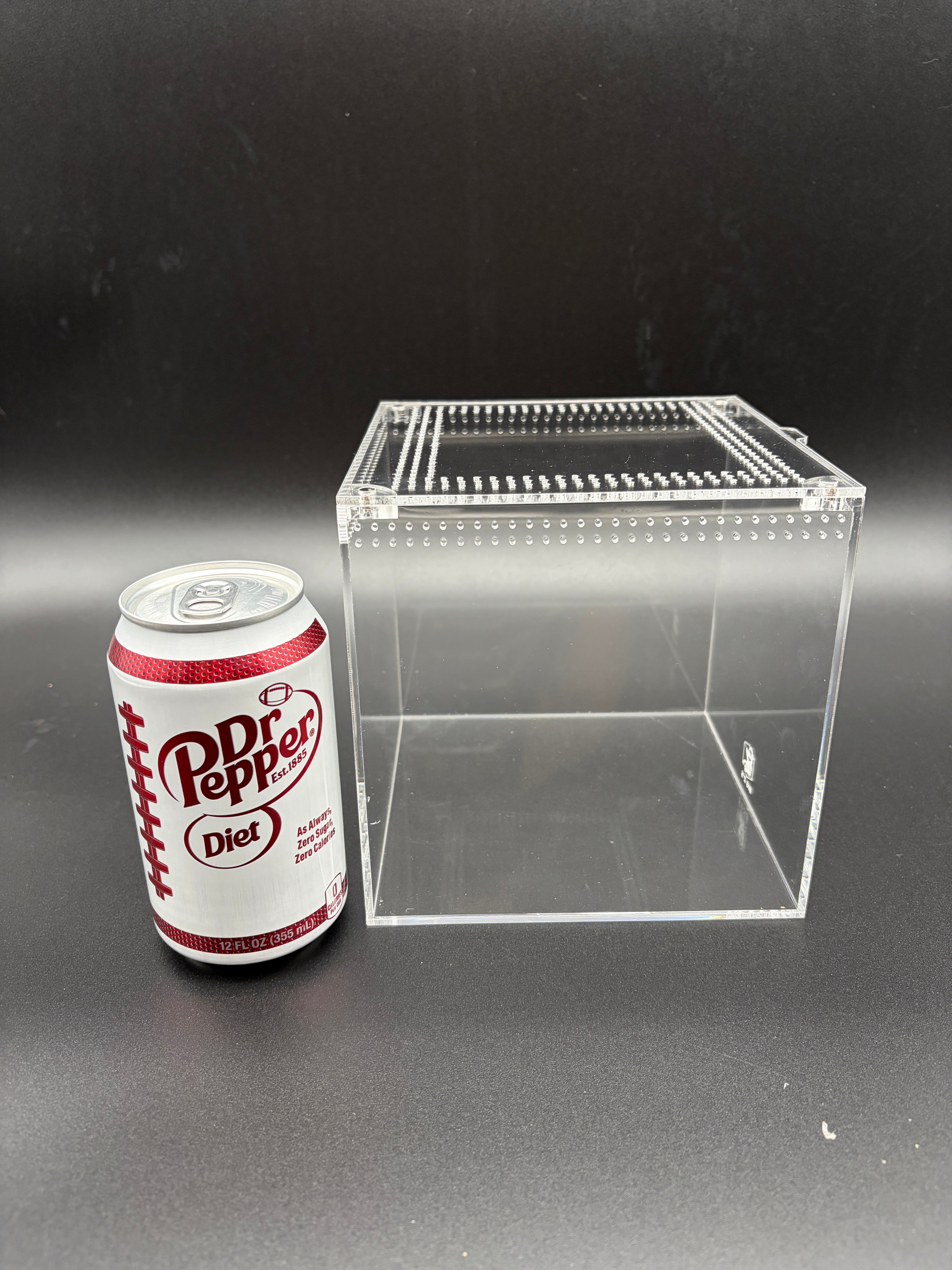 6 x 6 x 6 in Burrow Buddy Acrylic Enclosure, 3 mm photo 2