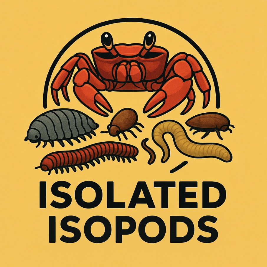 Isolated isopods logo