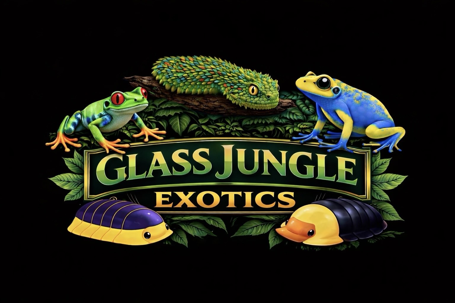Glass Jungle Exotics logo